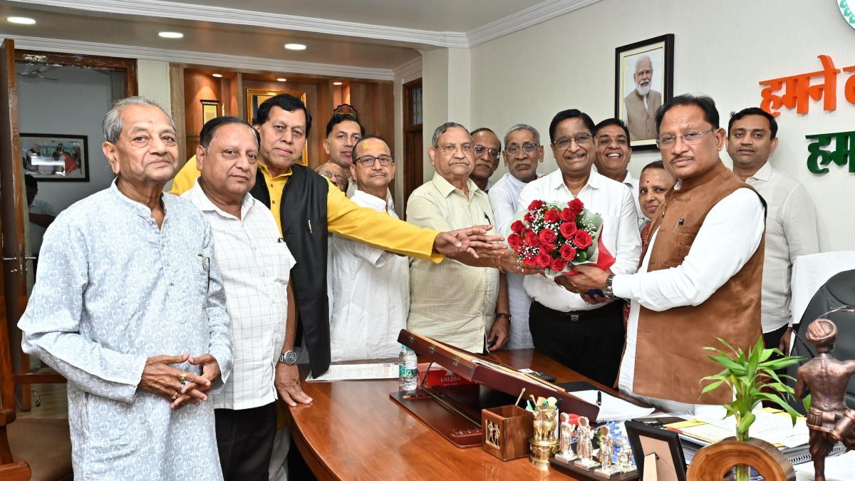 राज्यसभा सीट के लिए गौरीशंकर अग्रवाल को उम्मीदवार बनाने की मांग, अग्रवाल समाज ने मुख्यमंत्री साय से की मुलाकात