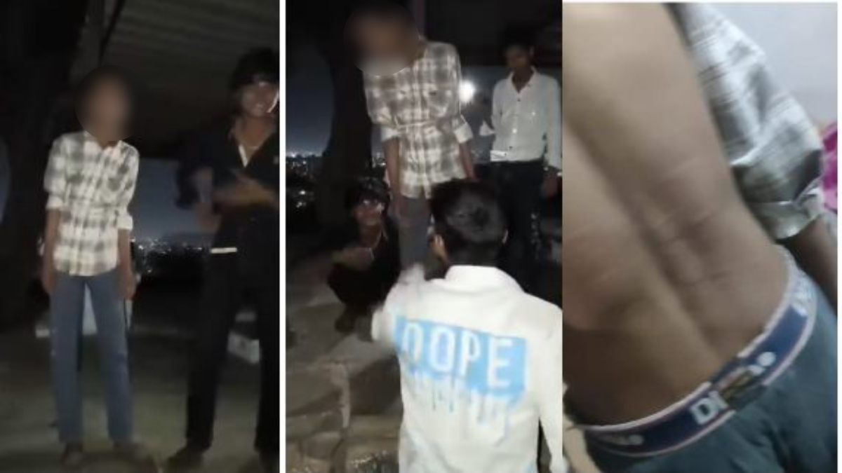 नाबालिग से तालिबानी स्टाइल में पोल से बांधकर मारपीटः वीडियो वायरल, जांच में जुटी पुलिस