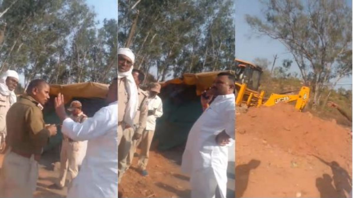 बीजेपी नेता की दबंगईः पालिका अध्यक्ष वन अमले से भिड़े, काम बंद करवा कर किया हंगामा, वीडियो वायरल