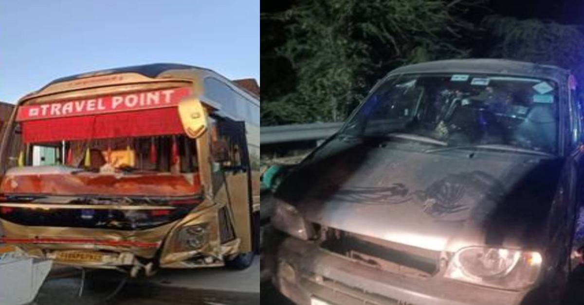 एक झटके में कई जिंदगी खत्मः बस ने पीछे से कार को मारी ठोकर, 6 लोगों की मौत, 10 से अधिक घायल