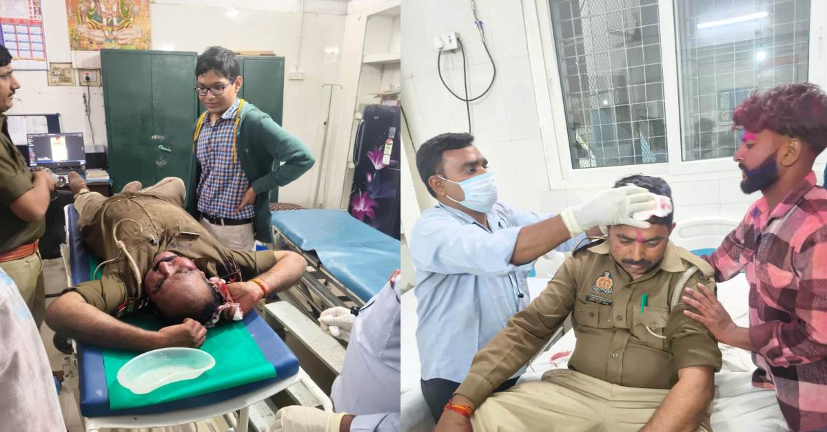जीरो टॉलरेंस का ‘जीरो रिसपॉन्स’! UP में बदहाल कानून व्यवस्था, युवकों ने पुलिस वालों की पिटाई कर फाड़ी वर्दी