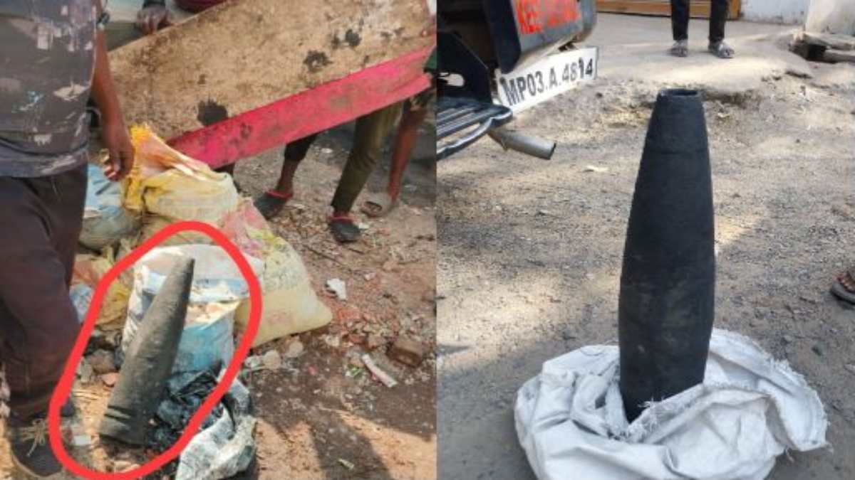 बम का खोल मिलने से फैली सनसनीः ऑर्डिनेंस फैक्ट्री खमरिया में बने बम का कवर नाले में मिला, 2 साल पहले स्क्रेप गोदाम में हुआ था भीषण ब्लास्ट, जांच में जुटी पुलिस
