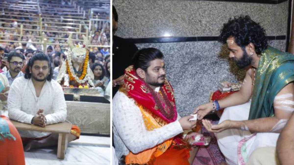 प्रसिद्ध पार्श्व गायक विशाल मिश्रा ने किए महाकाल दर्शनः बाबा की आरती में मगन होकर धुन में बजाते रहे ताली, नवसंवत्सर पर शाम को शिप्रा के तट पर देंगे प्रस्तुति