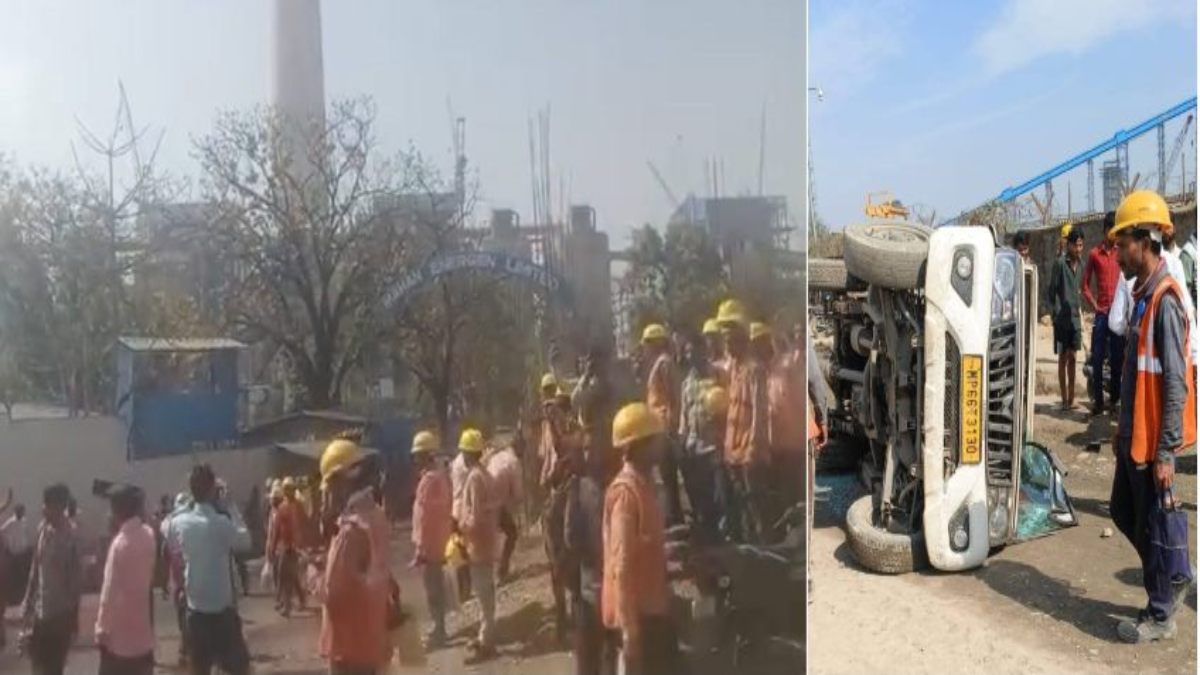 अडानी पावर प्लांट में फिर हादसा, ऊंचाई से गिरने से मजदूर की मौत, गुस्साए मजदूरों ने प्लांट में की तोड़फोड़, माहौल तनावपूर्ण, नहीं पहुंचा प्रशासनिक अमला