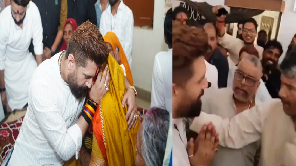 बड़ी मां के गले लगकर खूब रोए चिराग पासवान, चाचा पशुपति पारस के छुए पैर, मिला खुश रहो और दीर्घायु रहने का आशीर्वाद