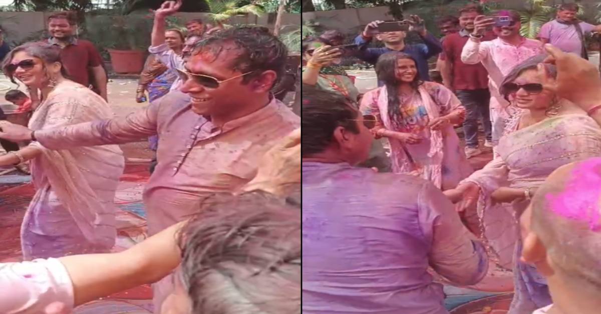 Holi के रंग कलेक्टर के संग: DJ की धुन पर थिरके IAS अफसर, कहा- महाराष्ट्र से कई गुना अच्छी बुंदेलखंडी होली