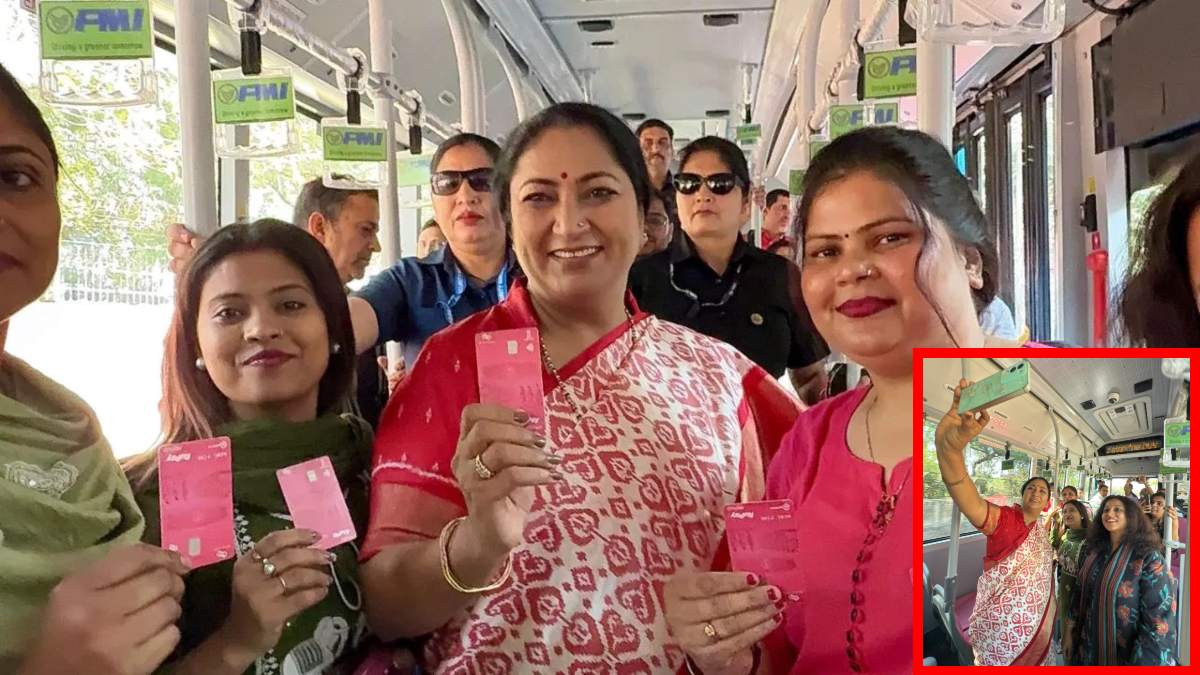 सीएम रेखा गुप्ता ने बस में किया सफर, महिलाओं के साथ ली सेल्फी, दिल्ली मुख्यमंत्री ने की ये खास अपील