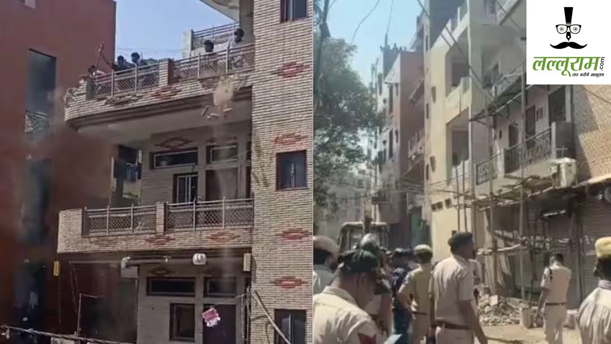 दिल्ली में गरजा बुलडोजर: उत्तम नगर हत्याकांड में आरोपी निजामुद्दीन के घर पर चला बुलडोजर, होली के दिन पानी के गुब्बारे को लेकर हुए विवाद में 8 लोगों ने मिलकर कर दी थी तरुण की हत्या