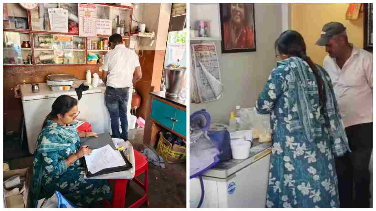 इंदौर में दूध माफियाओं पर सख्ती: खाद्य विभाग ने कनाडिया में मारा छापा, 12 सैंपल जब्त, जांच के लिए भेजा भोपाल 