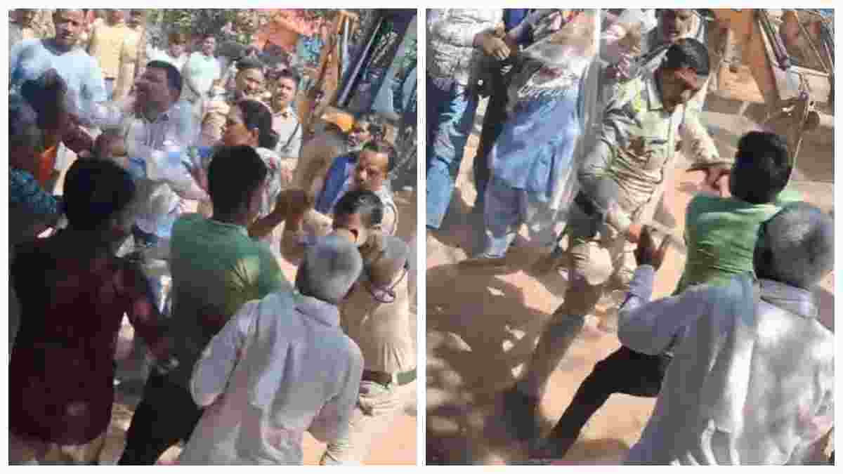 ग्वालियर में जमीन बेदखली कार्रवाई के दौरान हंगामा: पुलिस टीम पर भीड़ ने किया पथराव, बल प्रयोग में महिलाओं समेत कई घायल