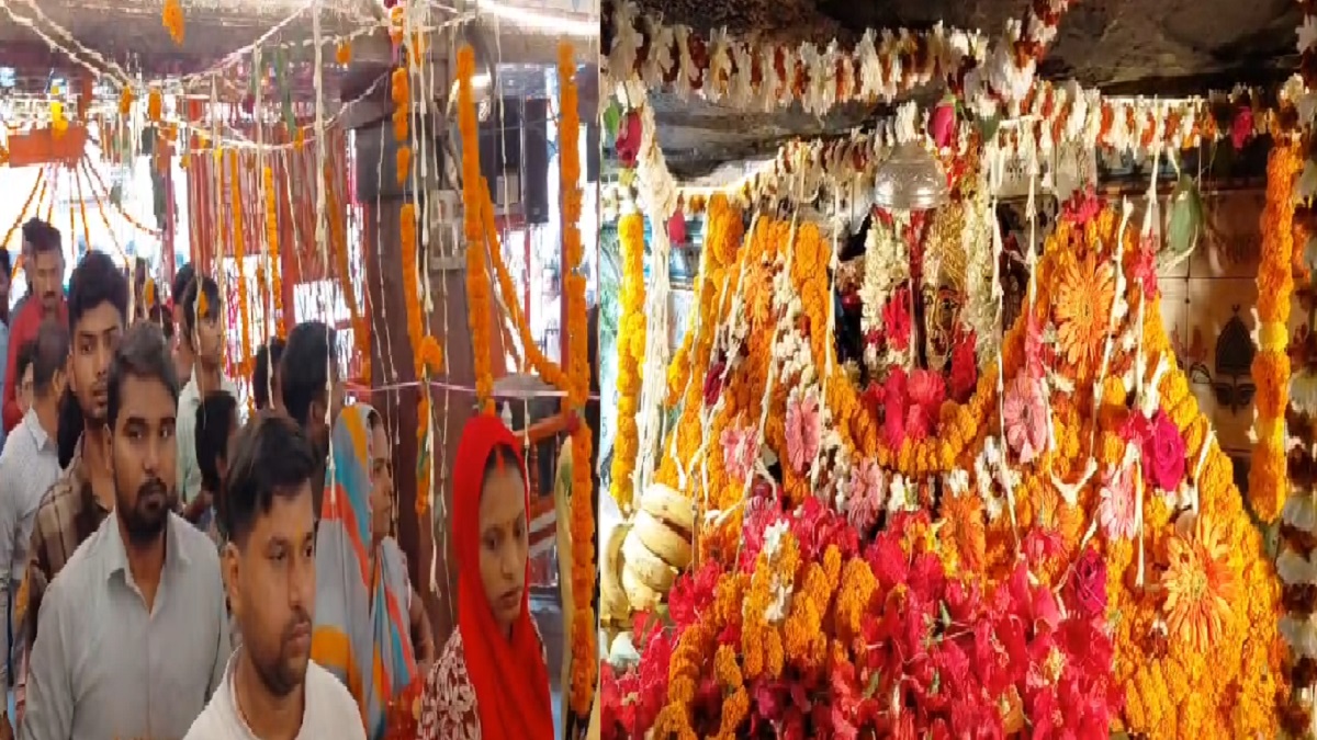 शारदीय नवरात्रि के पहले दिन कैमूर पहाड़ी की गुफा में विराजमान मां ताराचंडी के दर्शन को उमड़े श्रद्धालु, 51 शक्तिपीठों में से एक हैं मां ताराचंडी