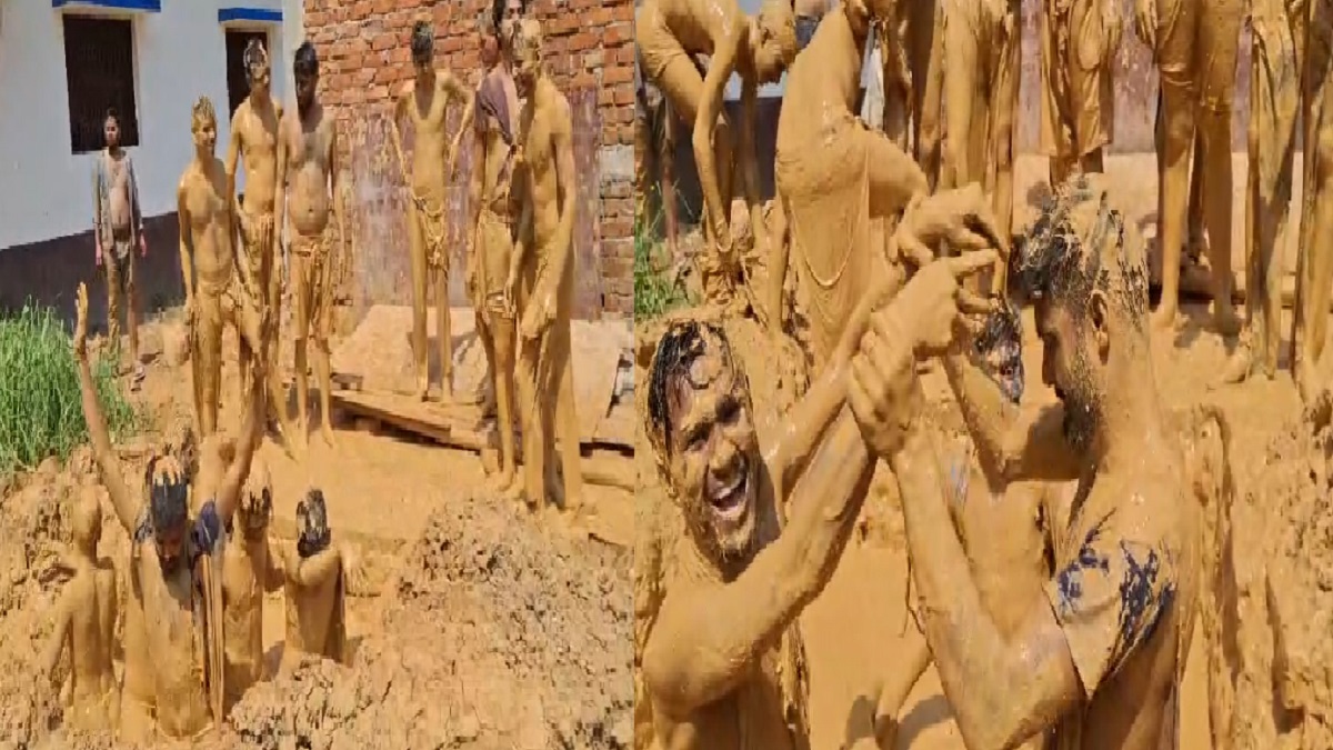 रोहतास में बच्चों से लेकर बुजुर्गों तक….सभी ने मुल्तानी मिट्टी से खेली होली, केमिकल वाले रंगों को कहा अलविदा