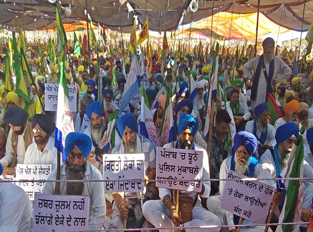 बठिंडा में किसानों का शक्ति प्रदर्शन: हजारों किसान रैली में एकजुट, खोला मोर्चा