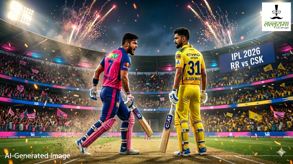 IPL 2026,  RR vs CSK : राजस्थान रॉयल्स ने जीता टॉस, चेन्नई सुपर किंग्स करेगी पहले बल्लेबाजी, देखें दोनों टीमों की प्लेइंग 11  