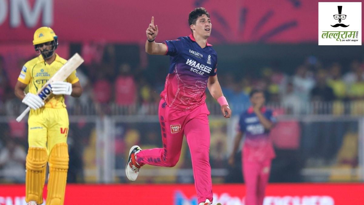 IPL 2026 : 127 रन पर CSK हुई ऑलआउट… ओवरटन ने बनाए 43 रन, जडेजा, बर्गर और आर्चर को मिले 2-2 विकेट