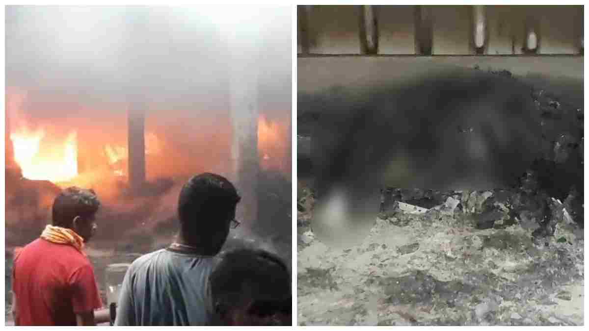 जबलपुर के एडवेंचर फन पार्क में लगी भीषण आग: एक व्यक्ति की जलकर मौत, शेड में मिला जला कंकाल