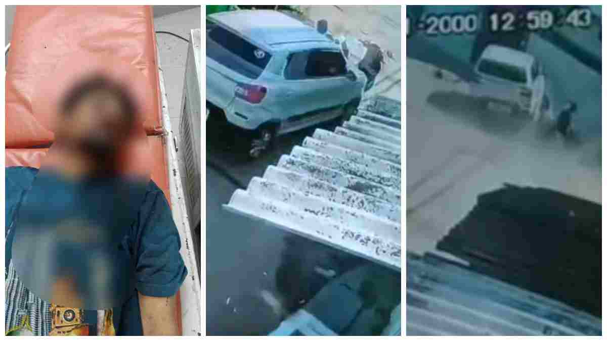 रफ्तार ने छीनी जिंदगी: घर के बाहर अखबार पढ़ रहे युवक को कार ने रौंदा, CCTV में कैद हुआ खौफनाक मंजर