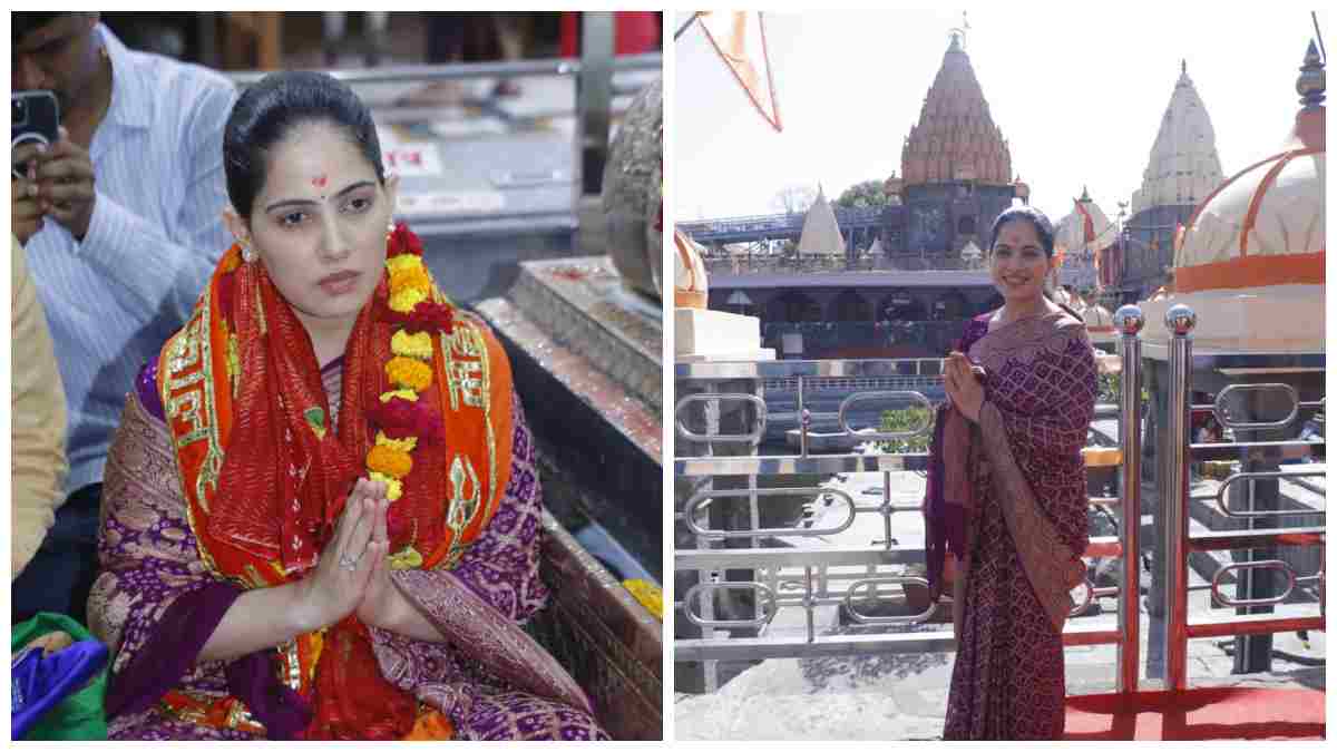 सुप्रसिद्ध कथावाचक जया किशोरी पहुंची महाकाल की शरण: दर्शन कर लिया बाबा का आशीर्वाद, नंदी हॉल में बैठकर लगाया ध्यान