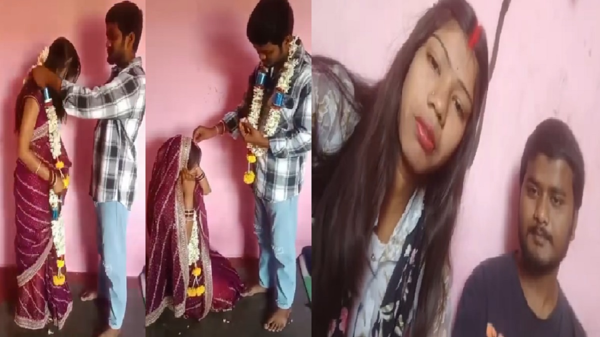 तिलक से एक दिन पहले घर से फरार हुई युवती ने प्रेमी संग रचाई शादी, VIDEO वायरल कर माता-पिता को दी धमकी