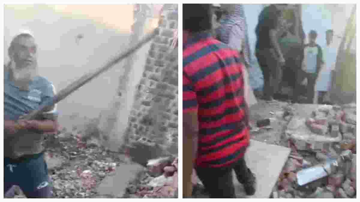 खंडवा में मकान निर्माण को लेकर विवाद: जमकर हुई मारपीट, Video वायरल 