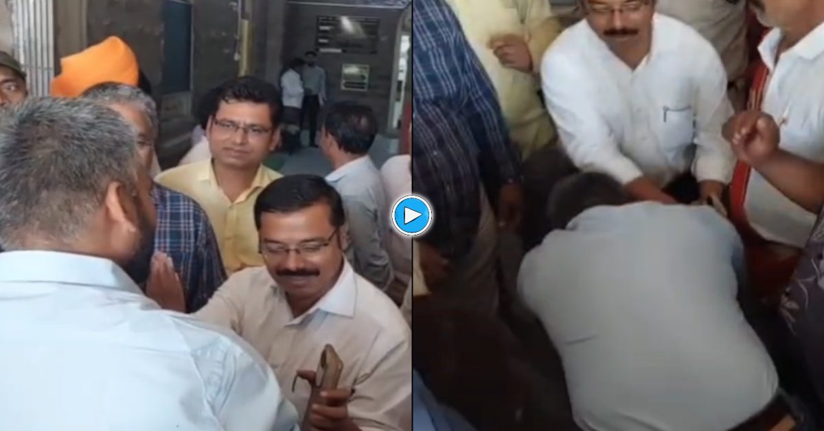 खंडवा में अतिक्रमण हटाने के दौरान बवाल: नेता प्रतिपक्ष ने सिटी मजिस्ट्रेट के छुए पैर, कहा- आप बजरंग बली के अवतार हो बचा लो…