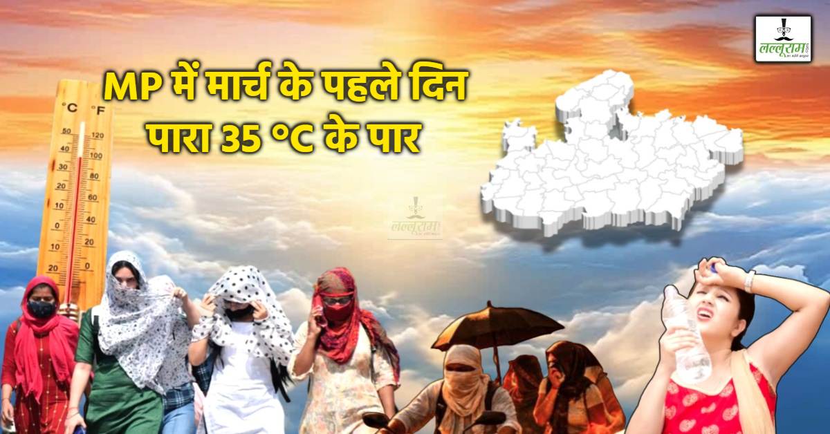मार्च के आते ही गर्मी ने दी दस्तक: इंदौर संभाग में पारा 35 डिग्री, रंग पंचमी तक कुछ हिस्सों में बारिश की संभावना