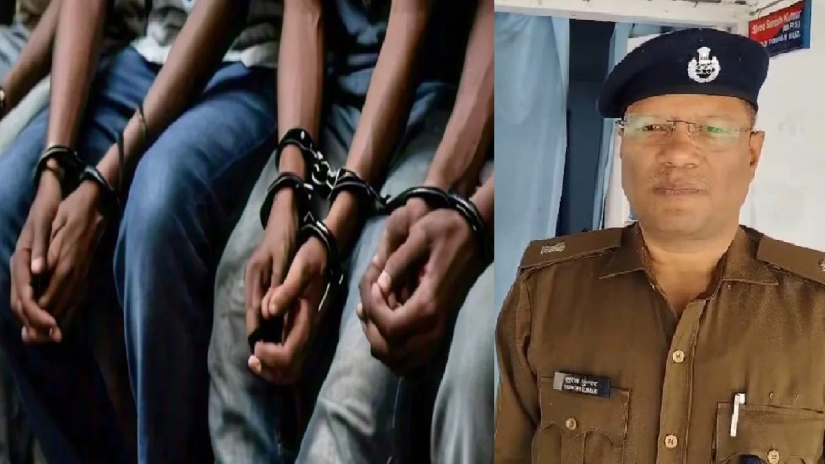 मुजफ्फरपुर: पुलिस गाड़ी पर हमला करने वाले 5 आरोपी गिरफ्तार, 3 की तलाश में छापेमारी जारी