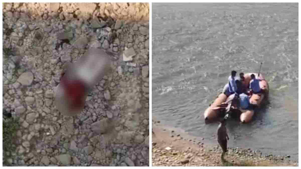 नर्मदा ब्रिज से युवक ने लगाई छलांग, पत्थरों पर गिरने से मौके पर ही मौत