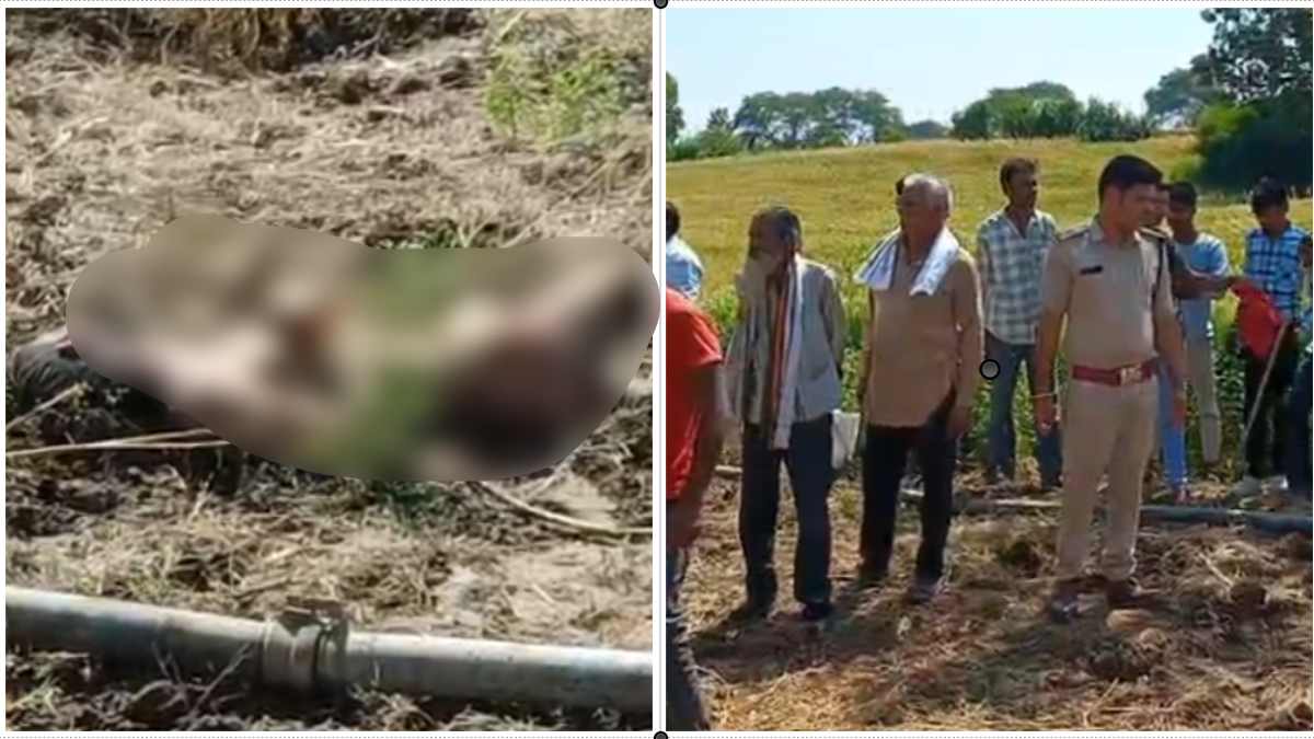खेत में अर्धनग्न अवस्था में युवक की लाश मिलने से सनसनी: परिजनों ने जताई प्रेम प्रसंग में हत्या की आशंका, जांच में जुटी पुलिस  