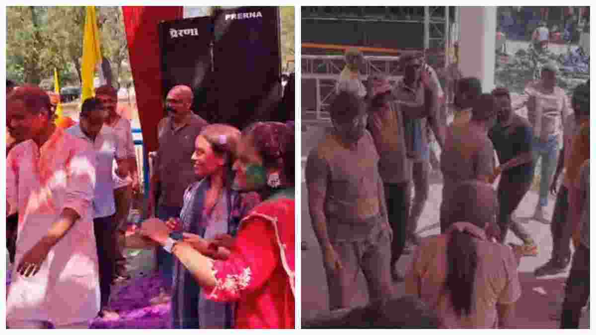 Narmadapuram News: पुलिस लाइन में बरसे खुशियों के रंग, अधिकारियों संग जमकर थिरकी पुलिस टीम 