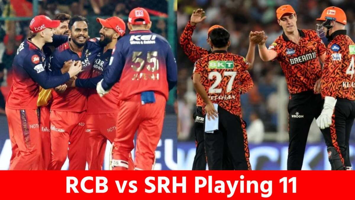 IPL 2026 RCB vs SRH Playing 11 : पहले ही मैच में होगी चौके-छक्कों की बारिश, दोनों टीमों में धुरंधरों की भरमार, देखें बेस्ट प्लेइंग 11