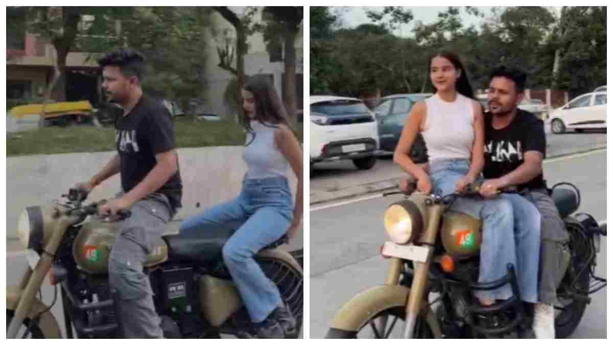 रील के चक्कर में लापरवाही की हद! सोशल मीडिया इन्फ्लुएंसर ओए इंदौरी ने टंकी पर बैठकर दौड़ाई बुलेट, युवती को आगे बैठाकर किया खतरनाक स्टंट     