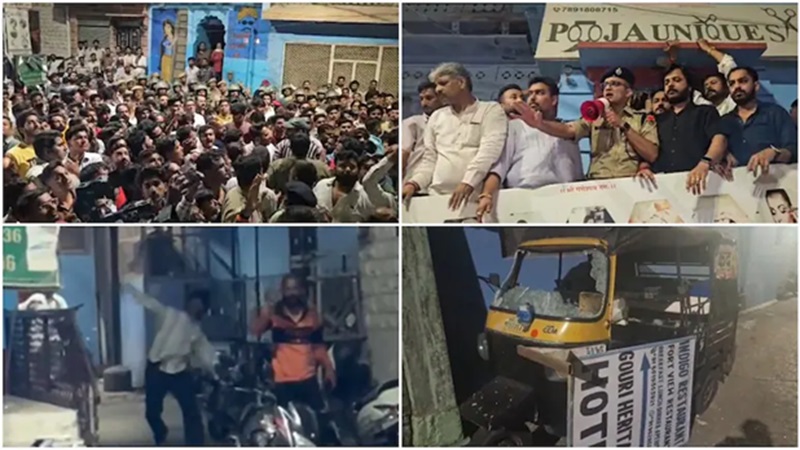 Rajasthan News: जोधपुर में गणगौर यात्रा पर पथराव: मकराना मोहल्ले में भारी बवाल, उपद्रवियों ने गाड़ियां तोड़ीं