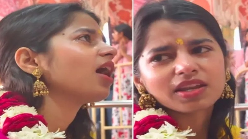 Rajasthan News: जब ठाकुर जी के मंदिर में अचानक रोने लगी विधायक मैथिली ठाकुर