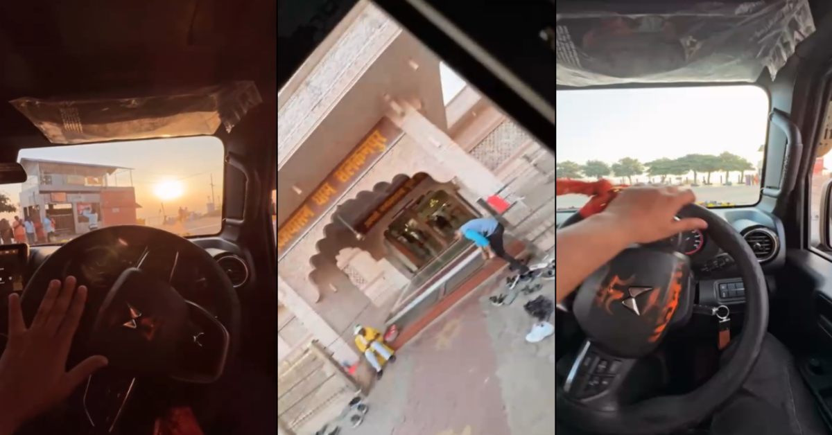 देवी धाम सलकनपुर में सुरक्षा पर सवाल: मंदिर परिसर में दौड़ाई कार, वीडियो वायरल