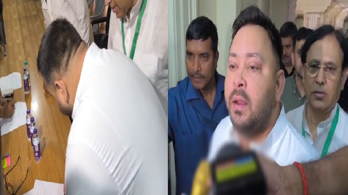 राज्यसभा चुनाव के लिए तेजस्वी यादव ने किया मतदान, राजद उम्मीदवार के जीत का किया दावा, कांग्रेस के 3 विधायक अभी भी लापता