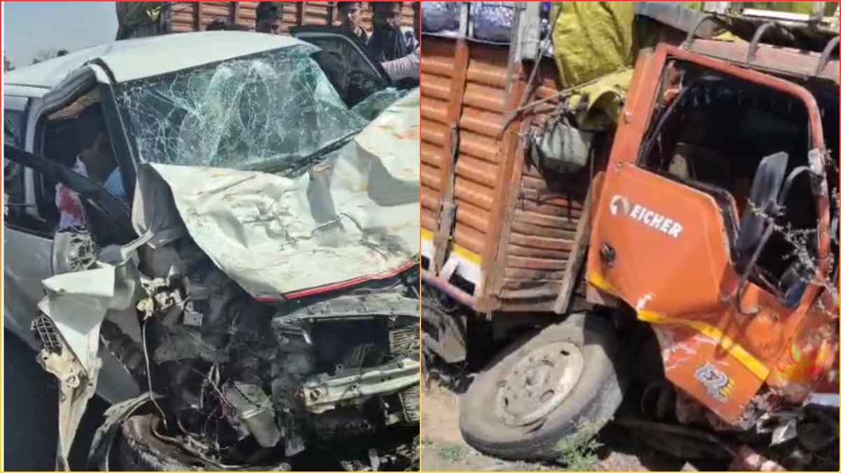 उज्जैन में दर्दनाक सड़क हादसा: 2 लोगों की मौके पर मौत, सांवरिया सेठ के दर्शन करने जा रहे थे