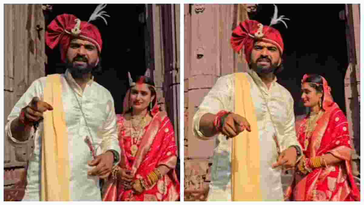 प्राचीन भोजपुर मंदिर में वरमाला विवाद: नवविवाहित जोड़े को सुरक्षाकर्मियों ने रोका, Video वायरल; ASI नियमों पर उठे सवाल