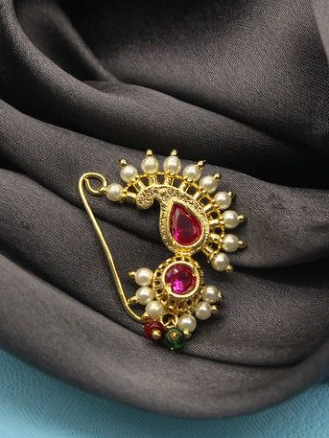Peshwai Nath: खास मौके पर पहनने के लिए बेस्ट है पेशवाई नथ के नए डिजाइंस