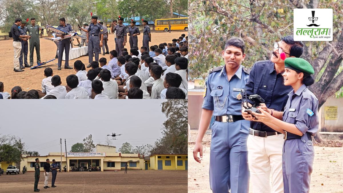 देवभोग में पहली बार एयरोमॉडलिंग शो का आयोजन, एनसीसी कैडेट्स ने दिखाए ड्रोन और फाइटर जेट मॉडल्स के अद्भुत करतब, अधिकारियों ने छात्रों से साझा किया सैन्य अनुभव