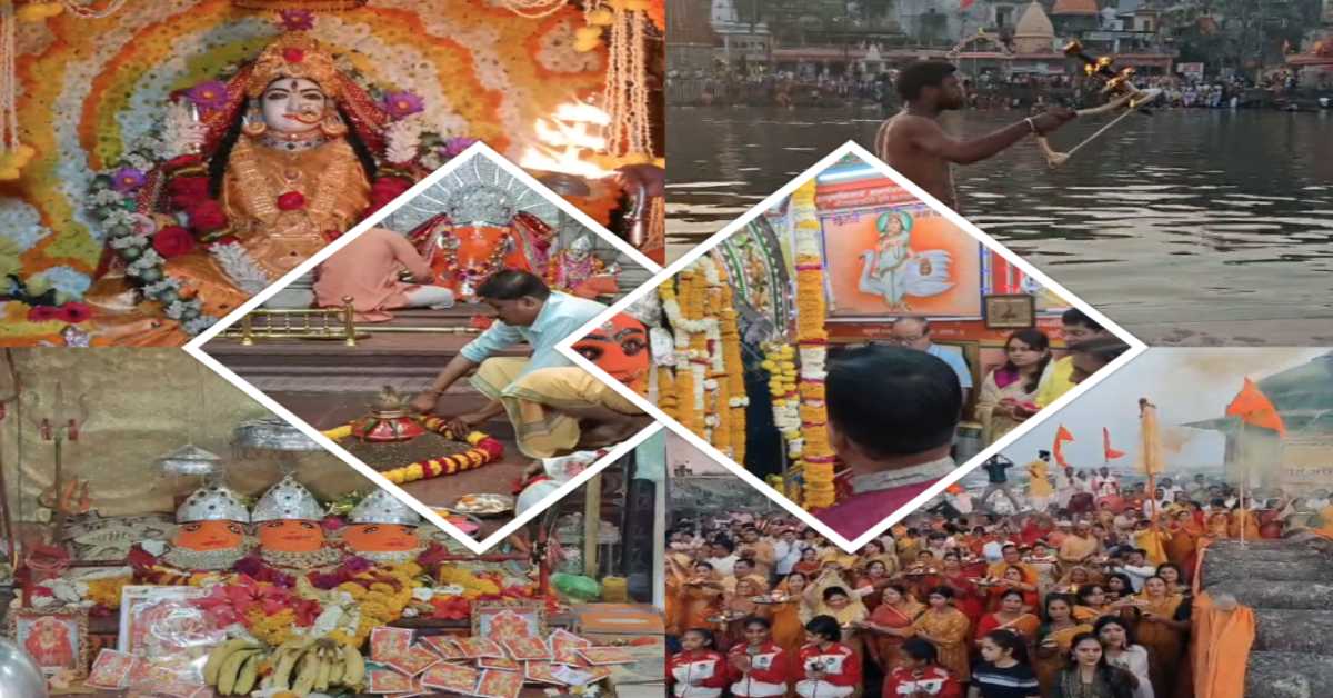 MP में हिंदू नववर्ष की धूम-चैत्र नवरात्रि पर मंदिरों में उमड़ी भीड़: उज्जैन-धार में सूर्यदेव को अर्घ्य…बुधनी के मां विजयासन धाम में भक्ति का माहौल, नरसिंहपुर में मां त्रिपुर सुंदरी का फूलों से श्रृंगार…शहडोल के कंकाली माता मंदिर में आस्था का अटूट विश्वास…सीहोर और शाजापुर में विशेष अनुष्ठान