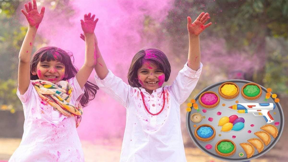 Holi 2026 : छोटे बच्चों की स्किन होती ही बहुत नाजुक, रंग खेलने जाने से पहले इस तरह से करें उनको तैयार …