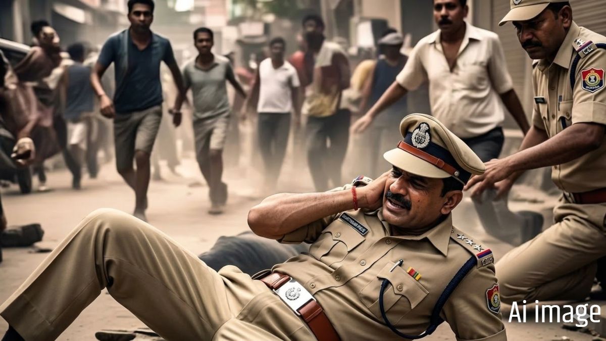 होली पर बवाल: जांच करने पहुंची पुलिस टीम पर हमला, थाना प्रभारी सहित तीन जवान घायल