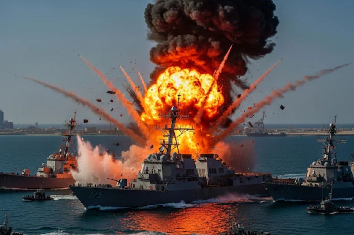 ईरान-US युद्ध में कहीं से भी थमने की गुंजाइश नजर नहीं आ रही है, अमेरिका की नेवी फ्लीट पर बरसाए बम, 21 सैनिक मार डाले