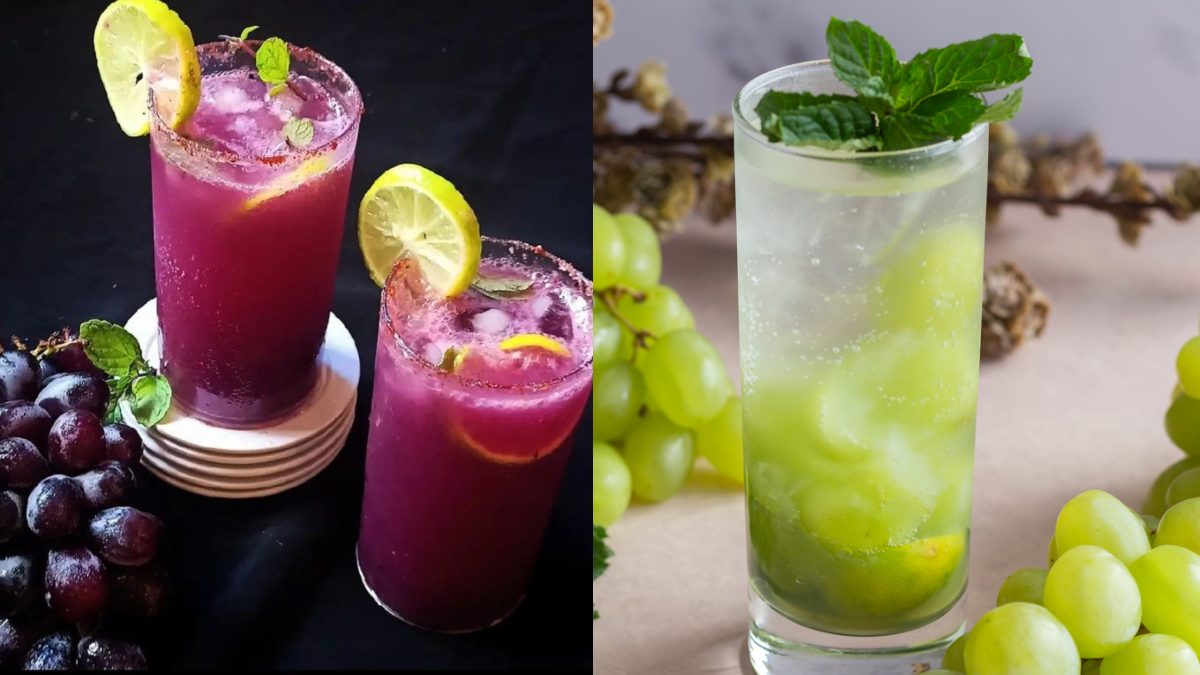 Grapes Mojito Recipe : गर्मी के लिए तैयार करें ग्रेप्स मोजितो, यहां जाने रिफ्रेशिंग ड्रिंक की रेसिपी …