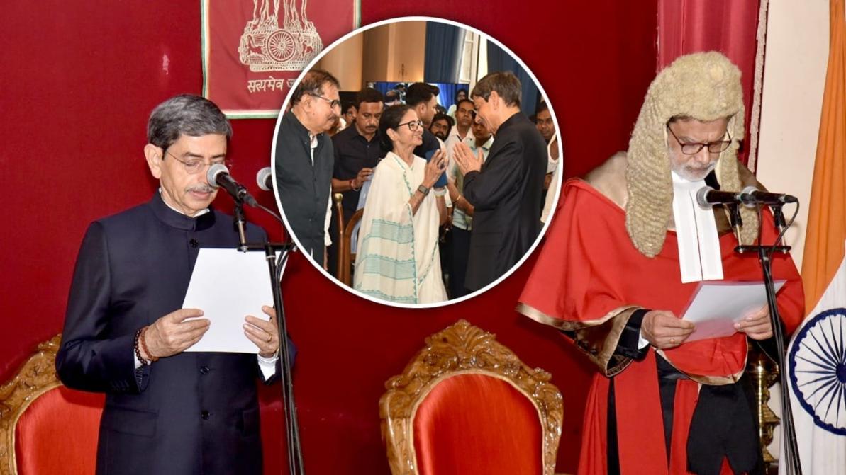 चुनाव से पहले बंगाल में बदलाव, आरएन रवि ने बंगाल के 22वें राज्यपाल के रूप में शपथ ली, ममता बनर्जी मौजूद, शुभेंदु गायब