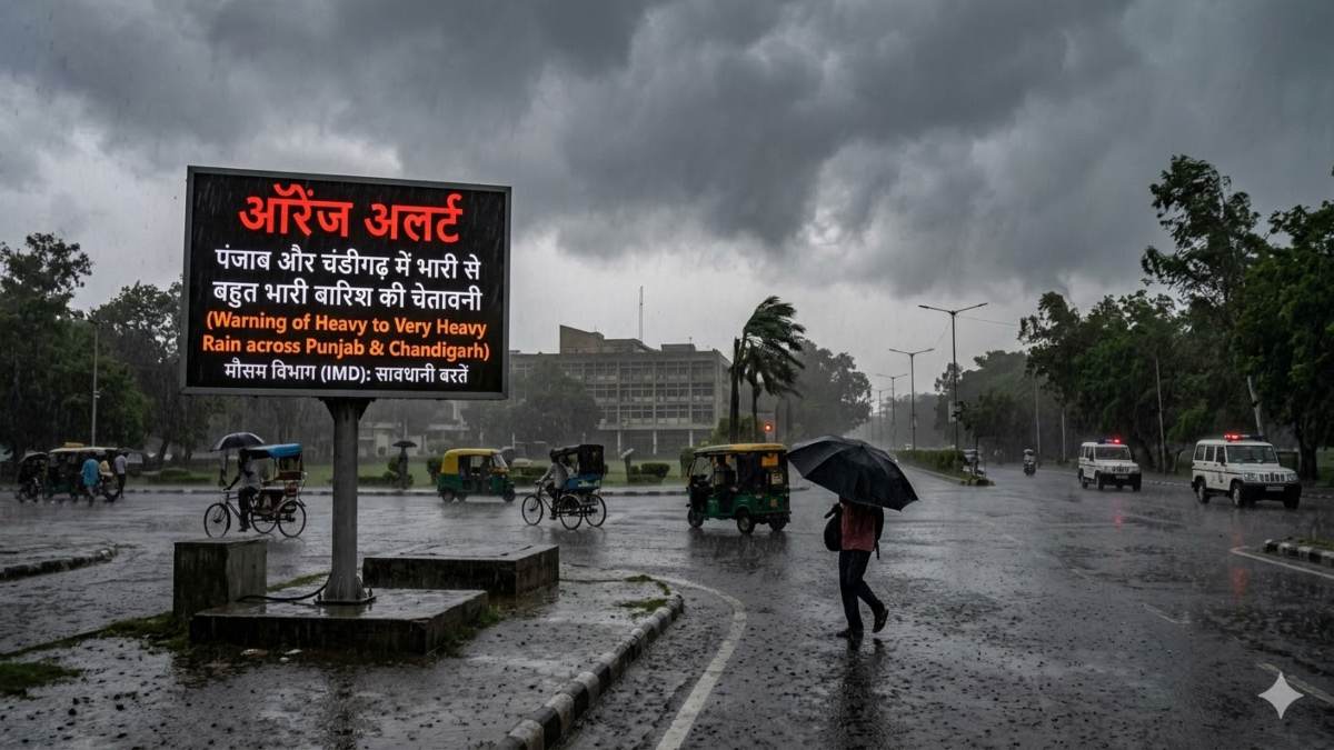 पंजाब-चंडीगढ़ में बदलेगा मौसम का मिजाज : ऑरेंज अलर्ट जारी, तेज आंधी और ओलावृष्टि की चेतावनी