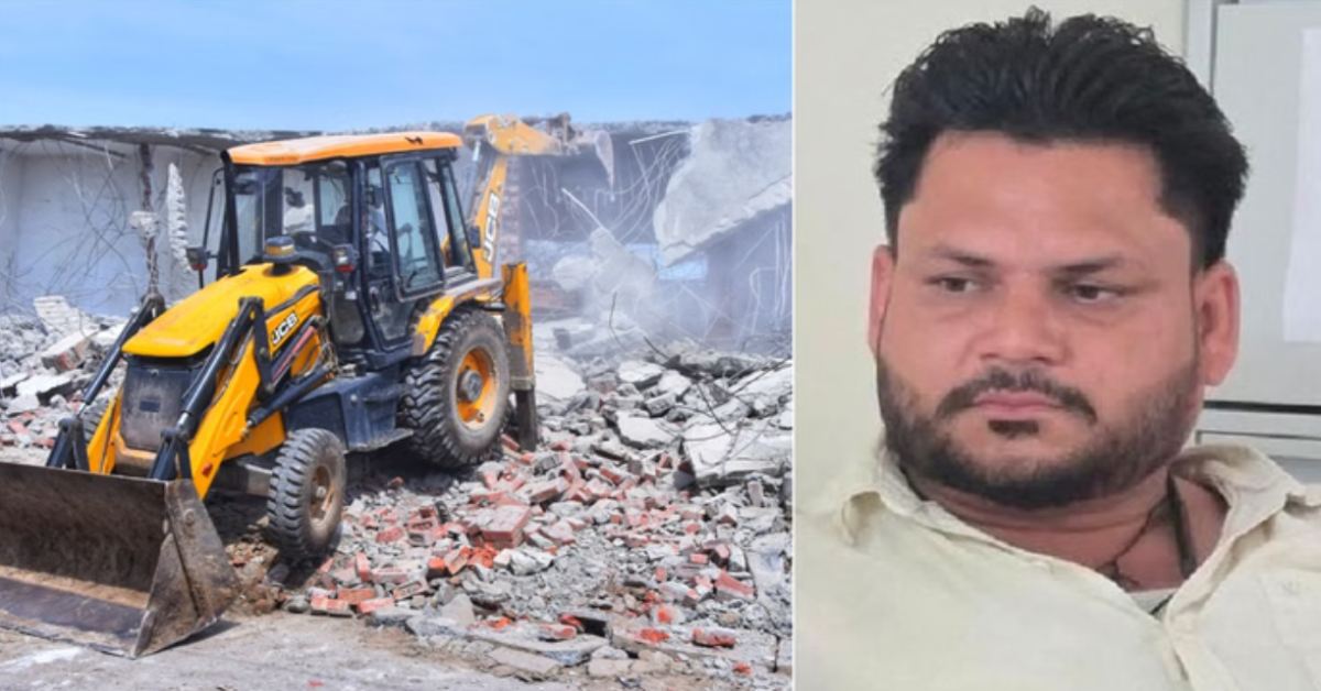 टूट गया अजय का रसूख..! HPCL प्लांट में दो अफसरों की हत्या के आरोपी अजय प्रताप और ताऊ राकेश की दुकानों पर गरजा बुलडोजर