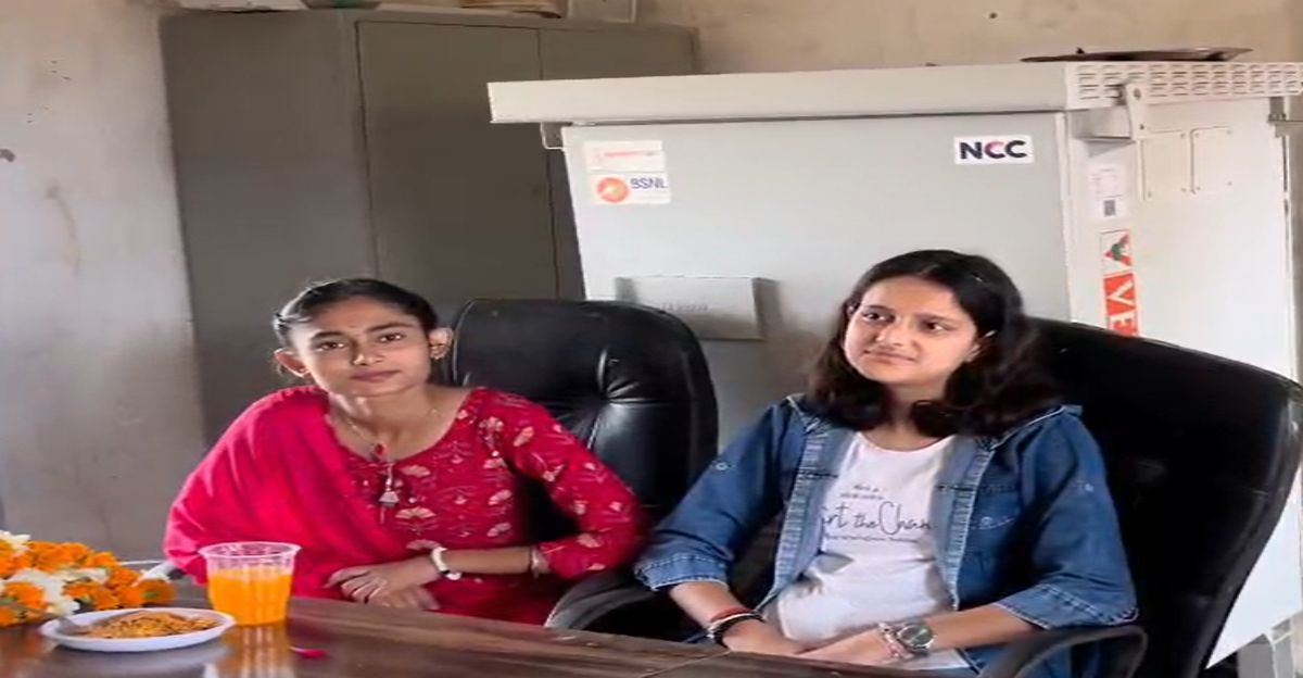 नवरात्रि में नवाचार: जिला पंचायत अध्यक्ष का दायित्व बेटियों को सौंपा, प्रभारी मंत्री से वीडियो कॉल पर की चर्चा