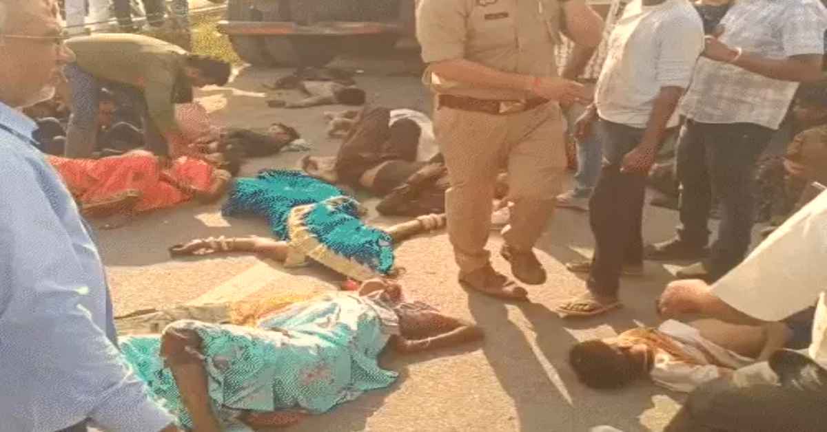 ‘खूनी’ हाइवे पर मौत का तांडवः पिकअप और ट्रेलर के बीच जोरदार भिड़ंत, बिछ गई 8 लाशें, 10 से अधिक घायल